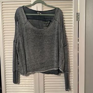 Distressed Free People Top
